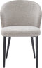 Livingfurn Eetkamerstoel Laura Bouclé Beige