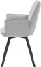 Livingfurn Eetkamerstoel Louise Grijs