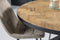 Livingfurn - Eetkamertafel Accent Round - Teak Hout - 130 cm - Bruin