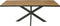 Livingfurn - Eetkamertafel Accent -Teak Hout - 200 - Bruin