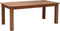 Livingfurn - Eetkamertafel Berlian - Teakhout - 240cm - Bruin