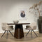 Livingfurn - Eetkamertafel Brix Clubs 130cm - Mangohout