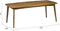 Livingfurn - Eetkamertafel Elias - 220cm - Mangohout - Bruin