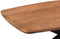 Livingfurn - Eetkamertafel Jesper Danish Oval 180cm - Mangohout / Gecoat Staal
