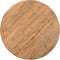 Livingfurn - Eetkamertafel Jesper Round 130cm - Mangohout / Gecoat Staal