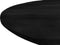 Livingfurn - Eetkamertafel Jesper Round Black - 130x130x76 cm - Mangohout