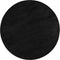 Livingfurn - Eetkamertafel Jesper Round Black - 130x130x76 cm - Mangohout