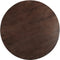 Livingfurn - Eetkamertafel Jesper Round Brown 120cm - Mangohout / Gecoat Staal