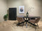 Livingfurn - Eetkamertafel Kala Oval Spider 160cm - Mangohout / Gecoat Staal