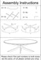 Livingfurn - Eetkamertafel Kala Oval Spider 160cm - Mangohout / Gecoat Staal