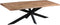 Livingfurn - Eetkamertafel Nairobi Tree Top 180cm - Mangohout - Bruin