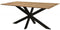 Livingfurn - Eetkamertafel Oslo - Acasia Hout - 160 cm - Bruin