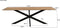 Livingfurn - Eetkamertafel Oslo - Acasia Hout - 220 cm - Bruin