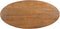 Livingfurn - Eetkamertafel Rocky Oval 210 cm - Mangohout / Gecoat Staal