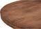 Livingfurn - Eetkamertafel Rocky Round Spider 150cm - Mangohout / Gecoat Staal