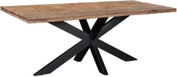 Livingfurn - Eetkamertafel - Rond - Riverwood - 220 cm - Bruin