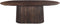 Livingfurn - Eetkamertafel Salvator Walnut 300cm - Mangohout