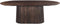Livingfurn - Eetkamertafel Salvator Walnut 300cm - Mangohout