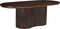 Livingfurn - Eetkamertafel Sevilla Brown 250cm - Mangohout