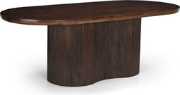 Livingfurn - Eetkamertafel Sevilla Brown 300cm - Mangohout