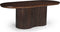 Livingfurn - Eetkamertafel Sevilla Brown 300cm - Mangohout