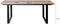 Livingfurn - Eetkamertafel Valdez - U poot - Mango Hout - 200 cm - Bruin