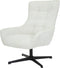 Livingfurn - Fauteuils Naomi Pearl - Wit - Stof