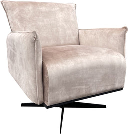 Livingfurn - Fauteuils Philippe Torre 2 - Stof / Gecoat Staal