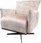 Livingfurn - Fauteuils Philippe Torre 2 - Stof / Gecoat Staal