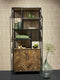 Livingfurn - Kabinetkast Brooklyn 90cm - Mangohout / Gecoat Staal