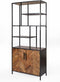 Livingfurn - Kabinetkast Brooklyn 90cm - Mangohout / Gecoat Staal