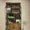 Livingfurn - Kabinetkast Brooklyn 90cm - Mangohout / Gecoat Staal