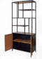 Livingfurn - Kabinetkast Brooklyn 90cm - Mangohout / Gecoat Staal