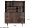 Livingfurn - Kabinetkast Elan 135cm - Mangohout / Gecoat Staal