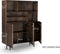 Livingfurn - Kabinetkast Elan 135cm - Mangohout / Gecoat Staal