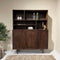 Livingfurn - Kabinetkast Elan 135cm - Mangohout / Gecoat Staal
