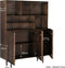 Livingfurn - Kabinetkast Elan 135cm - Mangohout / Gecoat Staal