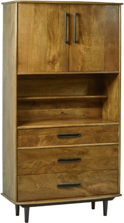 Livingfurn - Kabinetkast Elias - 180x97cm - Mangohout - Bruin