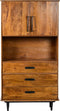 Livingfurn - Kabinetkast Elias - 180x97cm - Mangohout - Bruin
