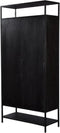Livingfurn - Kabinetkast Kala - 2 Deurs - 100cm - Mangohout en Gecoat Staal