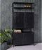 Livingfurn - Kabinetkast Kala open - 40x100x200 - Mangohout en Gecoat Staal