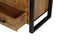 Livingfurn - Kabinetkast Nairobi - 150x100x43 cm - Mangohout / Gecoat Staal