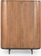 Livingfurn - Kabinetkast Noor Natural 150cm - Mangohout / Gecoat Staal