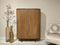 Livingfurn - Kabinetkast Noor Natural 150cm - Mangohout / Gecoat Staal