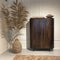 Livingfurn - Kabinetkast Noor Walnut 150cm - Mangohout / Gecoat Staal