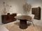 Livingfurn - Kabinetkast Noor Walnut 150cm - Mangohout / Gecoat Staal