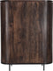 Livingfurn - Kabinetkast Noor Walnut 150cm - Mangohout / Gecoat Staal