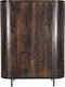 Livingfurn - Kabinetkast Noor Walnut 150cm - Mangohout / Gecoat Staal