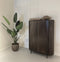 Livingfurn - Kabinetkast Noor Walnut 150cm - Mangohout / Gecoat Staal
