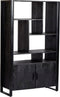 Livingfurn - Kabinetkast Norris 110cm - Mangohout / Gecoat Staal